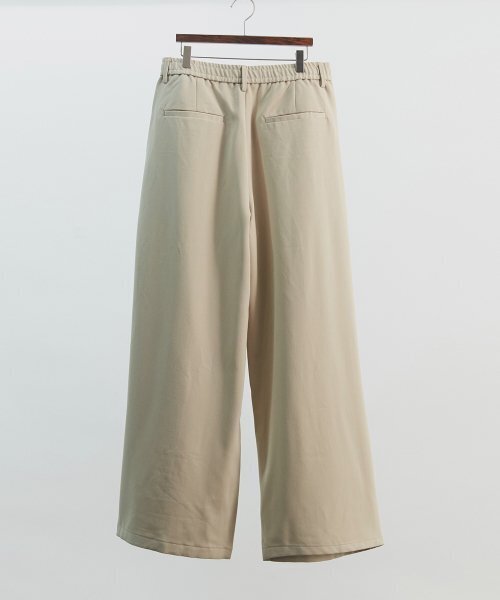 DRAW.M(ドローエム)の「ワイドハーフバンドアンバランスパンツ(ベージュ)(スラックス・メンズ・その他・LARGE/MEDIUM/SMALL/X-LARGE)」の5枚目の写真