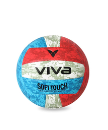 VIVA（ビバ）の「ソフトタッチバレーボール レッド/ブルー (SC3000)（スポーツグッズ）」