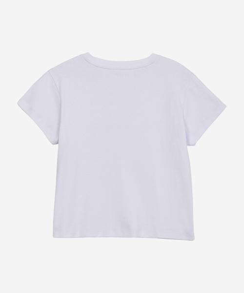 FIELDERS（フィールダーズ）の「BASIC CROPPED T-SHIRT WHITE（Tシャツ/カットソー・レディース・その他・SMALL/MEDIUM）」の4枚目の写真