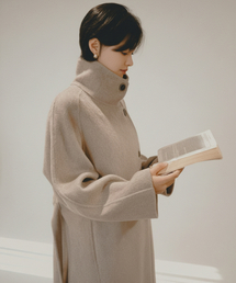METAPHER（メタファ）の「MET Wool Blend Handmade Raglan Coat Beige（チェスターコート・レディース）」