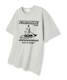 サーフアップバービー オーバーサイズ 半袖Tシャツ オートミール