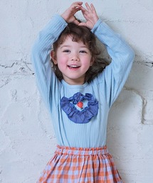 MARKEY'S | サテンフリルリブカットソー(Tシャツ/カットソー)