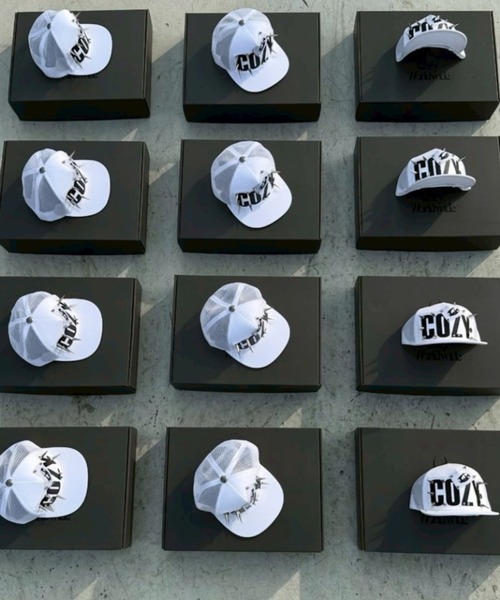 新品正規品★Cozy worldwideブラック刺繍ロゴキャップ 新品正規品☆Cozy worldwideブラック刺繍ロゴキャップ 新品正規品