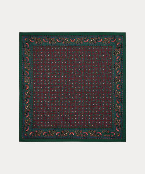 POLO RALPH LAUREN（ポロ ラルフ ローレン）の「シルク フーラード バンダナ（バンダナ/スカーフ・メンズ・レッド系1・ONE）」の4枚目の写真