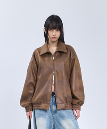 STANDARDERROR（スタンダードエラー）の「87-STAN009 [リニューアル] スタンダードブルゾンスウェードジャケットクラックブラウン（ライダースジャケット）」