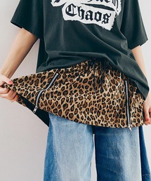 RNA（アールエヌエー）の「G1103 レオパードZIPギャザーミニ（スカート）」