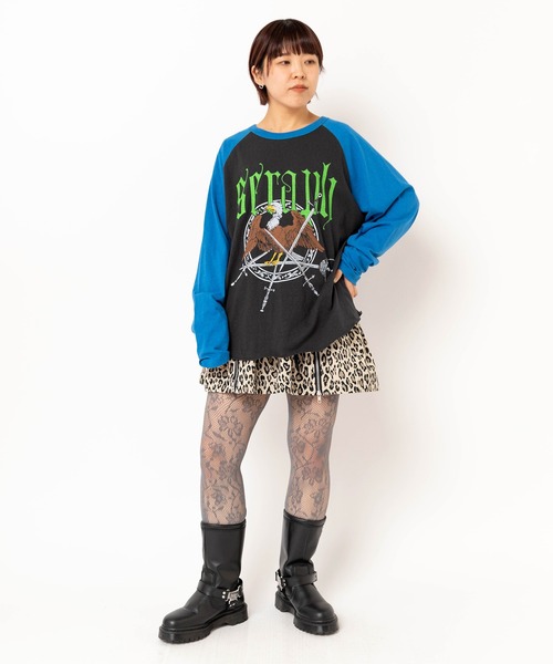 RNA（アールエヌエー）の「G1103 レオパードZIPギャザーミニ（スカート・レディース・アイボリー/ベージュ・MEDIUM）」の11枚目の写真