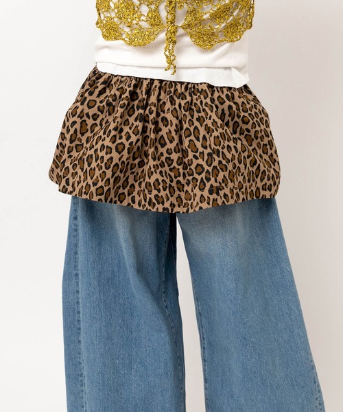 RNA（アールエヌエー）の「G1103 レオパードZIPギャザーミニ（スカート・レディース・アイボリー/ベージュ・MEDIUM）」の19枚目の写真