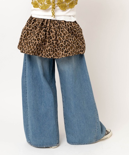 RNA（アールエヌエー）の「G1103 レオパードZIPギャザーミニ（スカート・レディース・アイボリー/ベージュ・MEDIUM）」の8枚目の写真