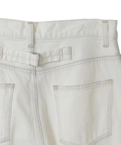 CURRENTAGE（カレンテージ）の「Denim Barrel Pants（デニムパンツ・レディース・インディゴブルー/ホワイト・2/1）」の11枚目の写真