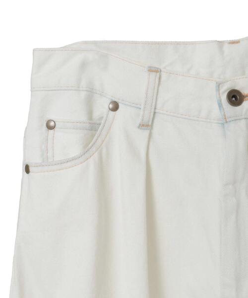 CURRENTAGE（カレンテージ）の「Denim Barrel Pants（デニムパンツ・レディース・インディゴブルー/ホワイト・2/1）」の16枚目の写真
