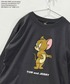 Tom＆Jerry（トムアンドジェリー）の「【TOM&JERRY/トム＆ジェリー】オーバーサイズ ロング Tシャツ（Tシャツ/カットソー・120）」