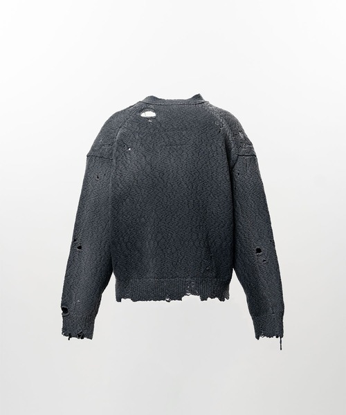 Maison MIHARA YASUHIRO(メゾンミハラヤスヒロ)の「Sun Faded Like Knit Cardigan(カーディガン/ボレロ・メンズ・ブラック/グレー/ブラウン・44/46/48)」の18枚目の写真