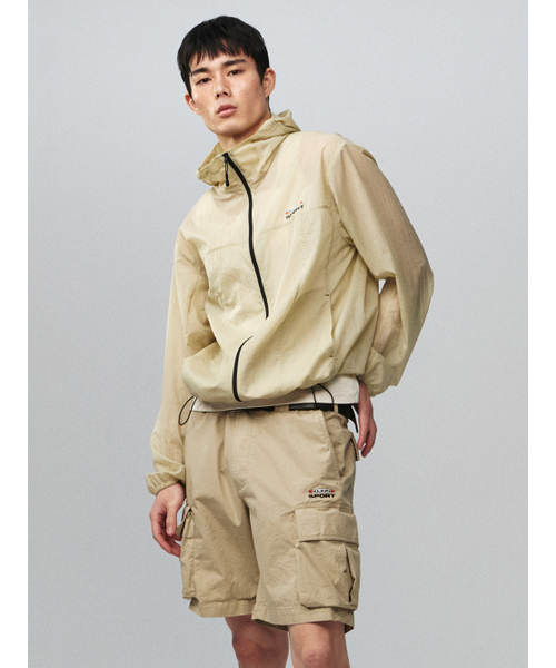 KIJUN MEN（キジュンメンズ）の「Sheer Windbreaker Beige（ナイロンジャケット・メンズ・その他・X-LARGE）」の2枚目の写真
