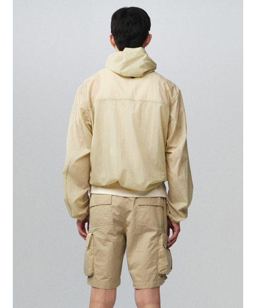 KIJUN MEN（キジュンメンズ）の「Sheer Windbreaker Beige（ナイロンジャケット・メンズ・その他・X-LARGE）」の3枚目の写真