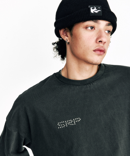 SSERPE（セルぺ）の「フレームスター レイヤードロングスリーブT ピグメントチャコール（Tシャツ/カットソー・レディース・その他・2/3）」の4枚目の写真