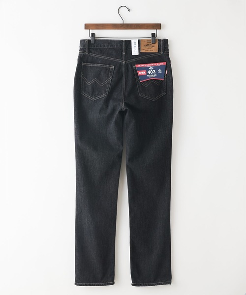 EDWIN(エドウィン)の「【EDWIN/エドウィン 403】【誇りの日本製・13.75oz】403 スタンダードストレート ブラック 原点回帰のRING糸(デニムパンツ・メンズ・ブラック・33inch/32inch/31inch/30inch/29inch/28inch/36inch/35inch/34inch)」の3枚目の写真