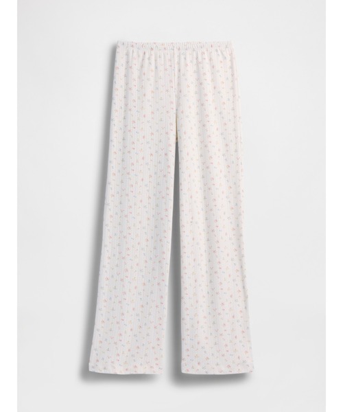 GAP(ギャップ)の「ポインテール パジャマパンツ(ルームウェア/パジャマ・レディース・ホワイト/オフホワイト/ピンク・XS/XXS/M/L/S)」の8枚目の写真