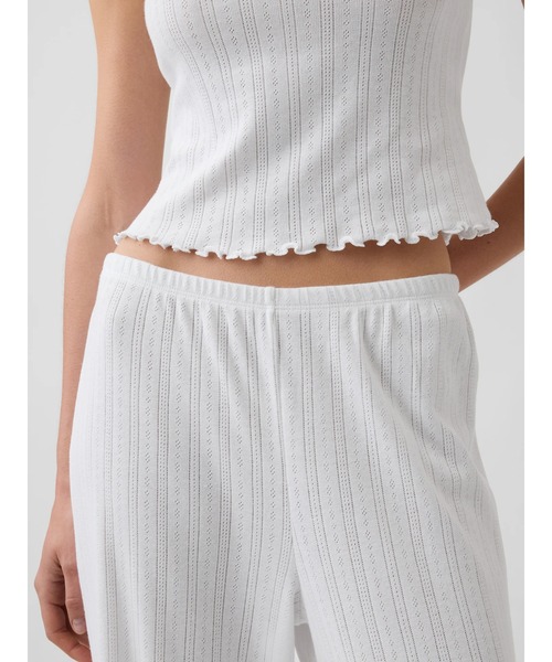 GAP(ギャップ)の「ポインテール パジャマパンツ(ルームウェア/パジャマ・レディース・ホワイト/オフホワイト/ピンク・XS/XXS/M/L/S)」の10枚目の写真