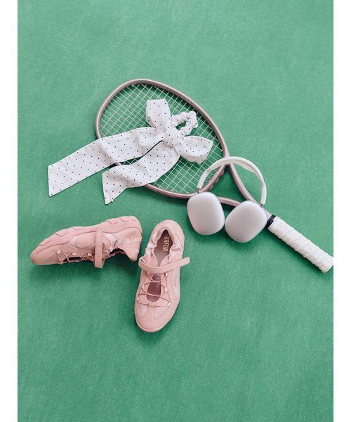 FURFUR（ファーファー）の「リボンシュシュ（その他ヘアアクセサリー・レディース・ブラック/ピンク/ストライプ/ドット・F）」の9枚目の写真