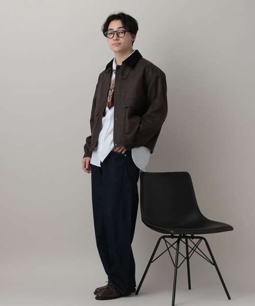 RAGEBLUE（レイジブルー）の「Vintage Hunting Jacket/ヴィンテージ加工ハンティングジャケット（ブルゾン・メンズ・グレー/ダークブラウン/ブラック/オリーブ・LARGE/MEDIUM）」の19枚目の写真