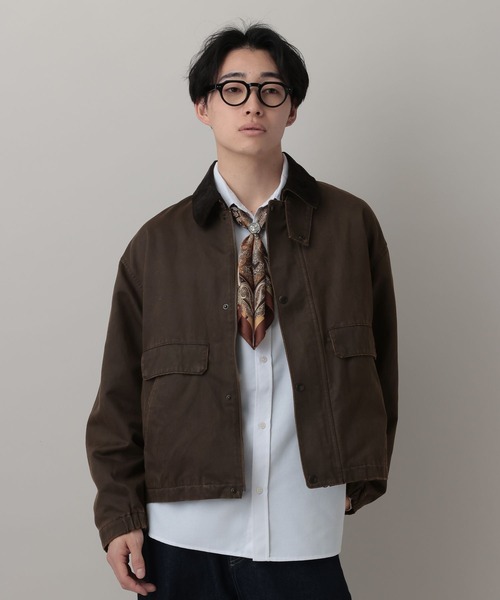 RAGEBLUE（レイジブルー）の「Vintage Hunting Jacket/ヴィンテージ加工ハンティングジャケット（ブルゾン・メンズ・グレー/ダークブラウン/ブラック/オリーブ・LARGE/MEDIUM）」の21枚目の写真