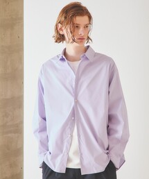ABAHOUSE | ストレッチコットン レギュラーカラー リラックスシャツ / オーバーサイズ(シャツ/ブラウス)