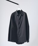 ABAHOUSE(アバハウス)のストレッチコットン レギュラーカラー リラックスシャツ / オーバーサイズ