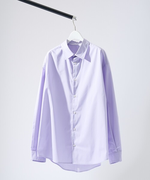 ABAHOUSE（アバハウス）の「ストレッチコットン レギュラーカラー リラックスシャツ / オーバーサイズ（シャツ/ブラウス・メンズ・ブラック/ブルー系その他/その他1/ホワイト/グレー系その他2・44/48/46）」の17枚目の写真