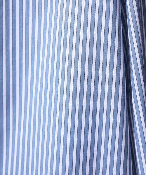 ABAHOUSE（アバハウス）の「ストレッチコットン レギュラーカラー リラックスシャツ / オーバーサイズ（シャツ/ブラウス・メンズ・ブラック/ブルー系その他/その他1/ホワイト/グレー系その他2・44/48/46）」の11枚目の写真