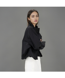 High Neck Zip up Jumper _Black