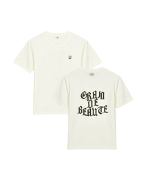 BACK LOGO T-SHIRT 01 [BEIGE]