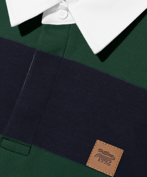 TRILLION(トリリオン)の「ストライプ92スターグラフィックラグビーポロシャツ_グリーン(ポロシャツ・メンズ・その他・M/L/XL)」の7枚目の写真