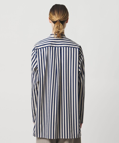 LOEFF(ロエフ)の「<LOEFF>ストライプ オーバーサイズ シャツ(シャツ/ブラウス・レディース・ネイビー/ケリーグリーン・0/1)」の14枚目の写真