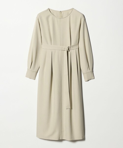 ステッチ タック セミフレア ワンピース（ワンピース）｜green label