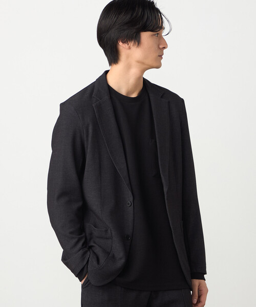 COMME CA ISM(コムサイズム)の「【セットアップ対応】デニムライクストレッチ テーラードジャケット(スーツジャケット・メンズ・ネイビー/ブラック・LARGE/MEDIUM/SMALL)」の22枚目の写真