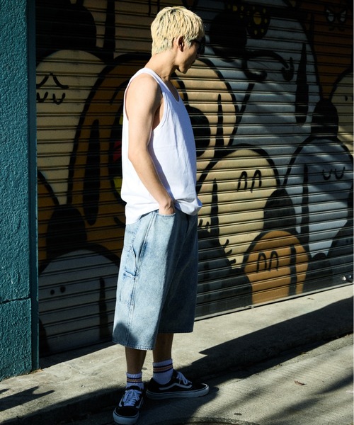 ムラサキスポーツ（ムラサキスポーツ）の「DEAR LAUREL/ディアローレル HIGH COOL TANK タンクトップ【接触冷感】DL26S-2301（タンクトップ・メンズ・チャコールグレー/ブラック/ホワイト・XL/L/M）」の6枚目の写真