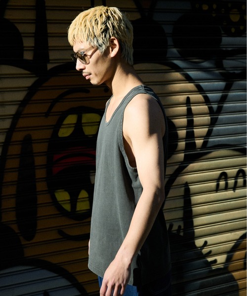 ムラサキスポーツ（ムラサキスポーツ）の「DEAR LAUREL/ディアローレル HIGH COOL TANK タンクトップ【接触冷感】DL26S-2301（タンクトップ・メンズ・チャコールグレー/ブラック/ホワイト・XL/L/M）」の13枚目の写真