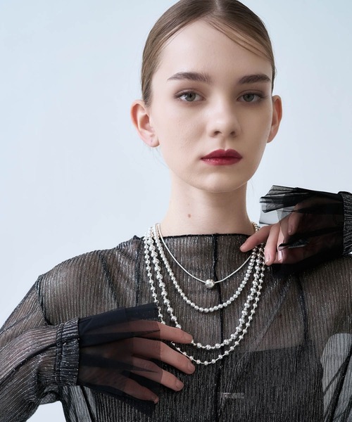 HARE（ハレ）の「2Pボールタレンネックレス(HARE)（ネックレス・レディース・シルバー・FREE）」の16枚目の写真