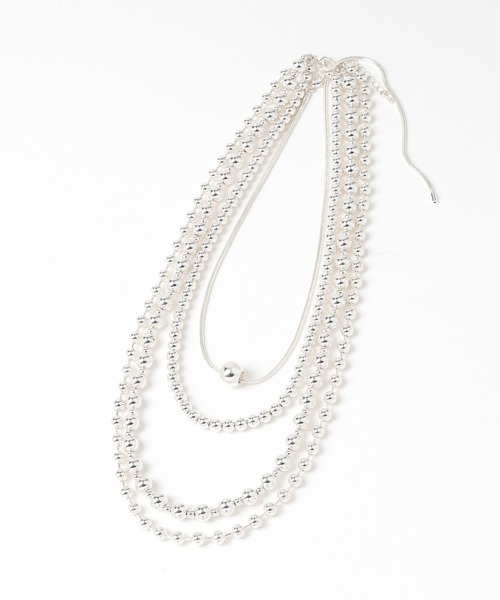 HARE（ハレ）の「2Pボールタレンネックレス(HARE)（ネックレス・レディース・シルバー・FREE）」の12枚目の写真