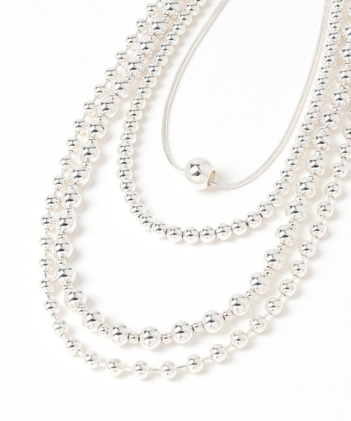 HARE（ハレ）の「2Pボールタレンネックレス(HARE)（ネックレス・レディース・シルバー・FREE）」の13枚目の写真