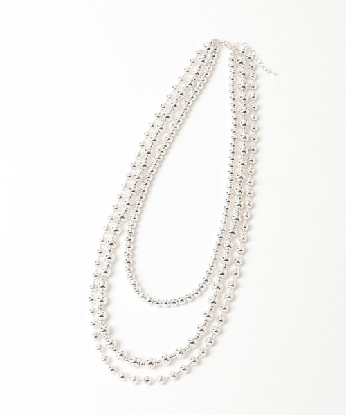 HARE（ハレ）の「2Pボールタレンネックレス(HARE)（ネックレス・レディース・シルバー・FREE）」の15枚目の写真