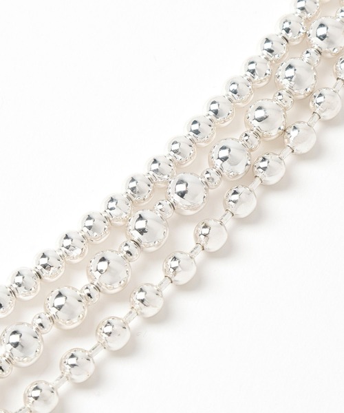 HARE（ハレ）の「2Pボールタレンネックレス(HARE)（ネックレス・レディース・シルバー・FREE）」の5枚目の写真