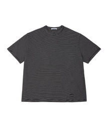 CHIN DOWN（チンダウン）の「PYCD STRIPE TEE (BLACK)（Tシャツ/カットソー）」