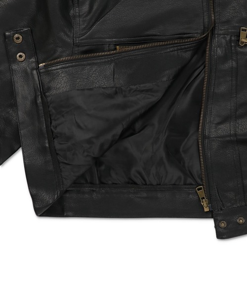 SPINNS（スピンズ）の「春コーデの主役に☆コンパクトシルエットシングルライダースジャケット（ライダースジャケット・レディース・ブラック・ONESIZE）」の13枚目の写真