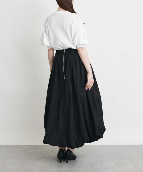PICCIN PERLA(ピッチンペルラ)の「バックジップバルーンスカート(スカート・レディース・ブラック・M)」の11枚目の写真