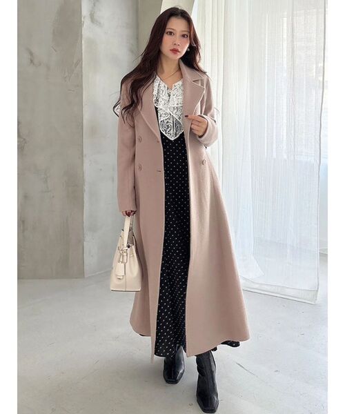 MERCURYDUO（マーキュリーデュオ）の「ラッフルカラーパターンワンピース（ワンピース・レディース・アイボリー/ライトブルー/その他1・SMALL/MEDIUM）」の9枚目の写真