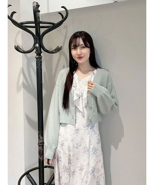 MERCURYDUO（マーキュリーデュオ）の「ラッフルカラーパターンワンピース（ワンピース・レディース・アイボリー/ライトブルー/その他1・SMALL/MEDIUM）」の16枚目の写真