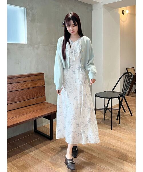 MERCURYDUO（マーキュリーデュオ）の「ラッフルカラーパターンワンピース（ワンピース・レディース・アイボリー/ライトブルー/その他1・SMALL/MEDIUM）」の18枚目の写真