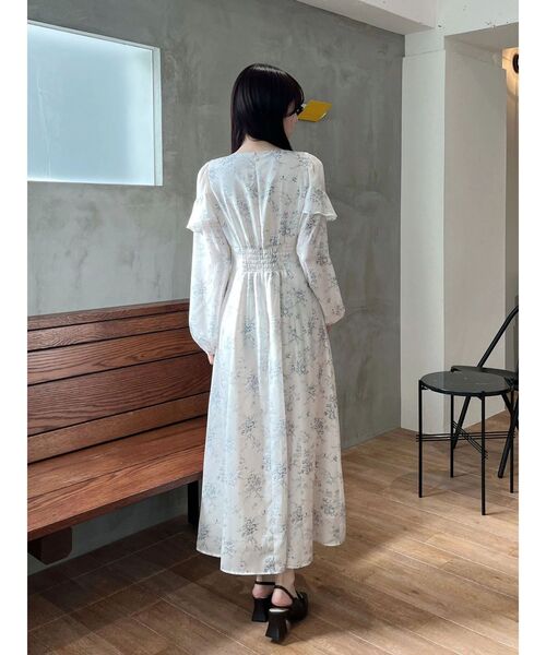 MERCURYDUO（マーキュリーデュオ）の「ラッフルカラーパターンワンピース（ワンピース・レディース・アイボリー/ライトブルー/その他1・SMALL/MEDIUM）」の20枚目の写真